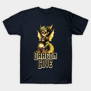 Cute Dragon Tinker T wearing Sunglasses T-Shirt